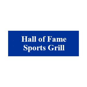 Hall of Fame Sports Grill Nameplate